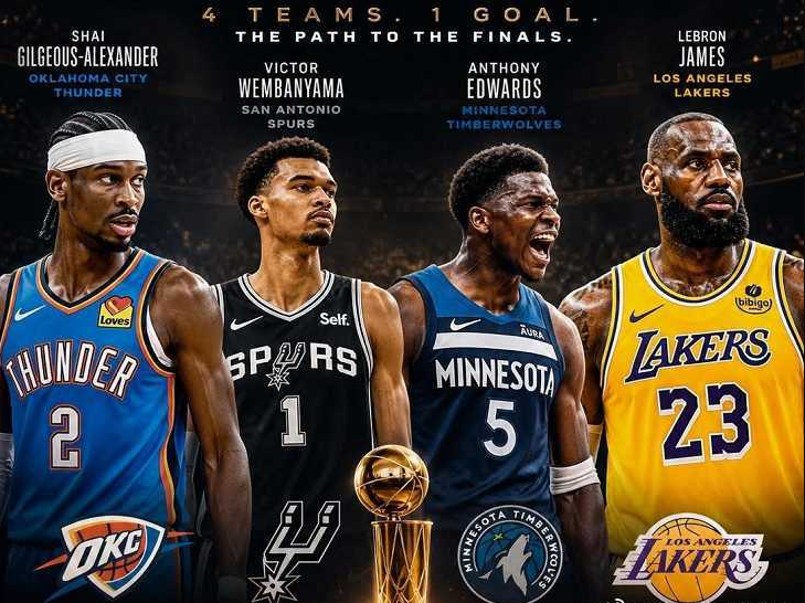 开云体育下载网址-NBA次轮对阵：雷霆vs湖人 马刺vs森林狼 活塞vs骑士 尼克斯vs76人
